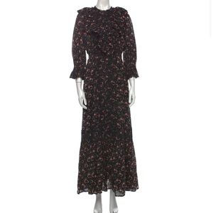 byTiMo Floral Print Long Sleeve Maxi Dress